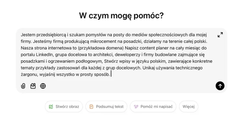 generowanie tekstu z wykluczeniami